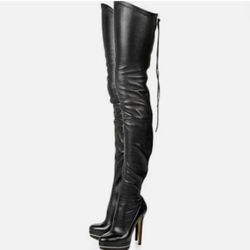 thigh high platform boots size 39/9