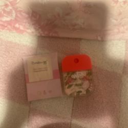 Handsanatizer and little wipe for nails