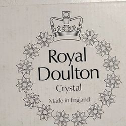Original 12 Royal Doulton crystal