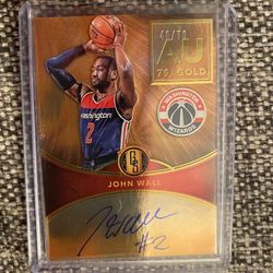 2016-17 Panini Gold Standard John Wall Auto Card #46/79