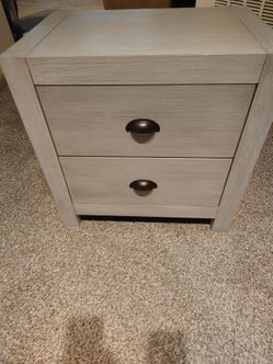 Wood Nightstand