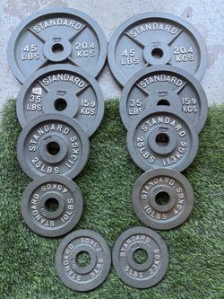 Olympic weight set/ weights