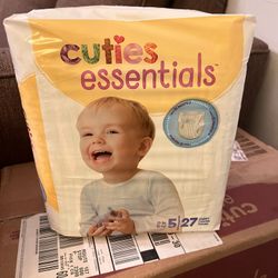 Cutie Essentials Disposable Diapers sz 5