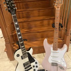 Epiphone Les Paul Muse And Squier Classic Vibe Stratocaster (Mint)