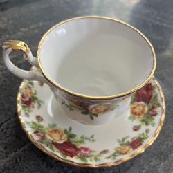 Fina China Teacup And Saucer
