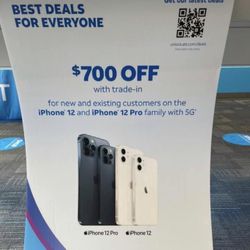 $700 Off The 12, 12 Pro, 12 Pro Max 
