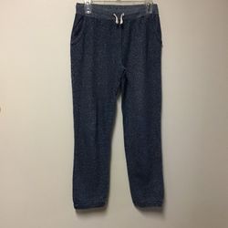 Girls Youth GAP Cotton/polyester blue warm Jogger sweatpants with drawstring… Size 14/16 youth