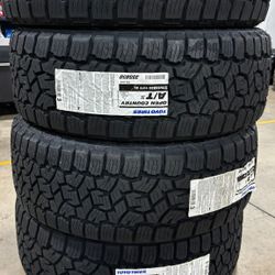 (4) - 275/55/20 Toyo Open Country A/T III Tires