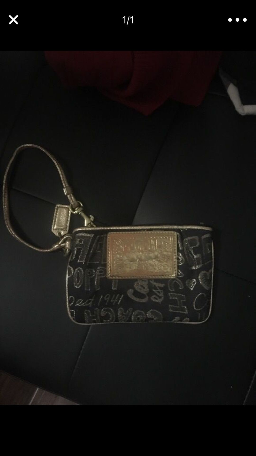 Coach wristlet