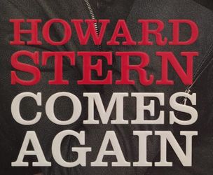 HOWARD STERN *COMES AGAIN*Hard Cover Book