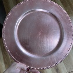 Rose Gold Plates (13In) Have 30 