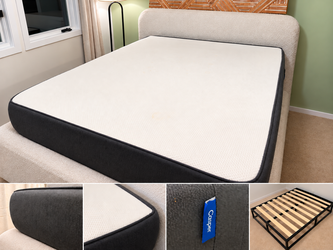 Casper Original Foam Mattress (Full) + Modern Black Steel Frame!
