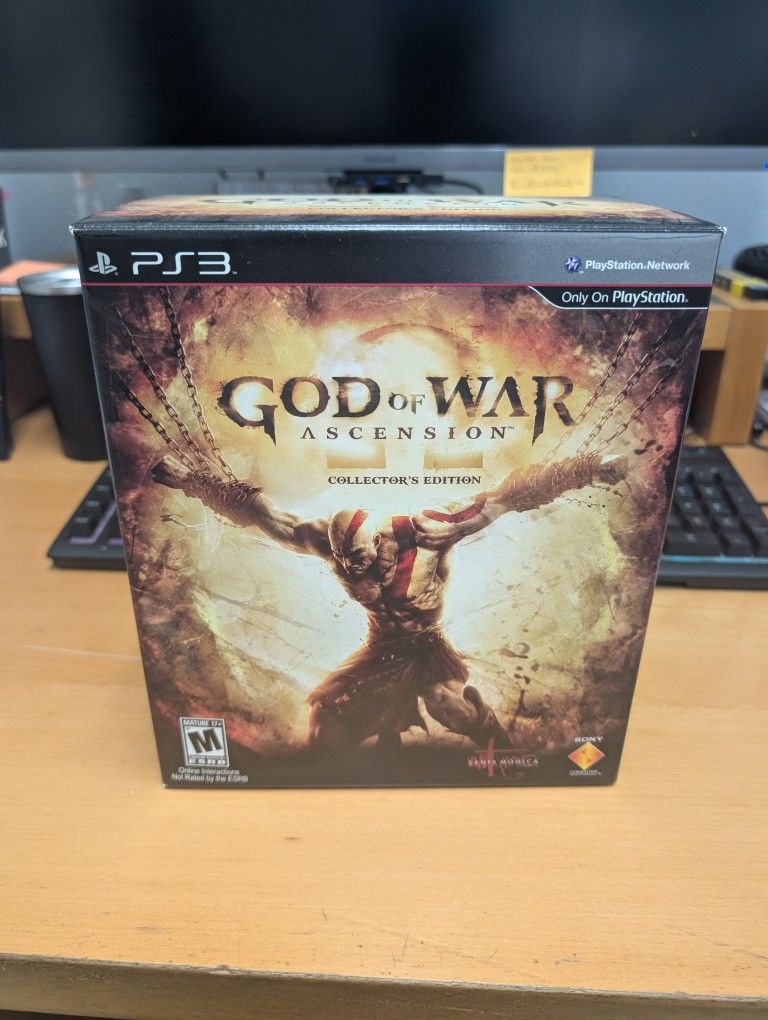 Sony PS3 God Of War Collector edition Statue With Box - No Game