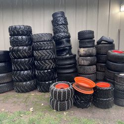 Small Tractor And Riding Mower Tires And Wheels