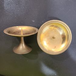 Candle Holders Brass 2 1/2" Tall
