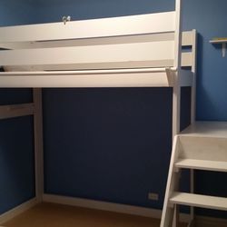 Custom Built Wood Twin Bunk Beds