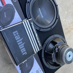 ($200 Firm) New Kenwood 12s /1500 Watt Monoblock Amp / Speaker Box