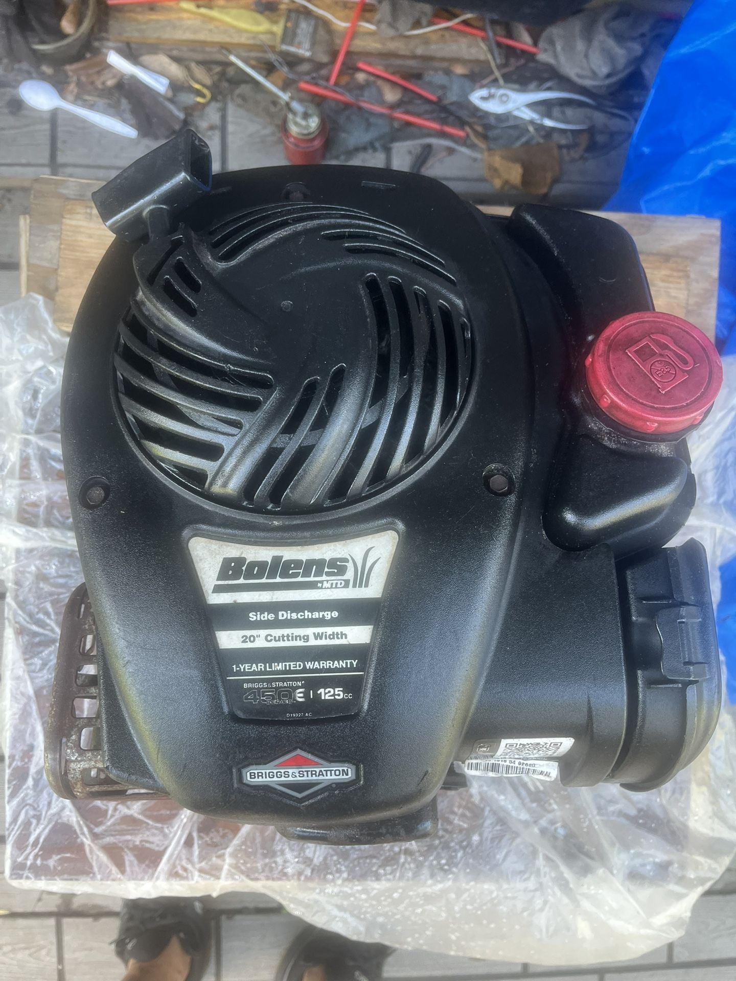 Engine For Lawn Mower   -Works