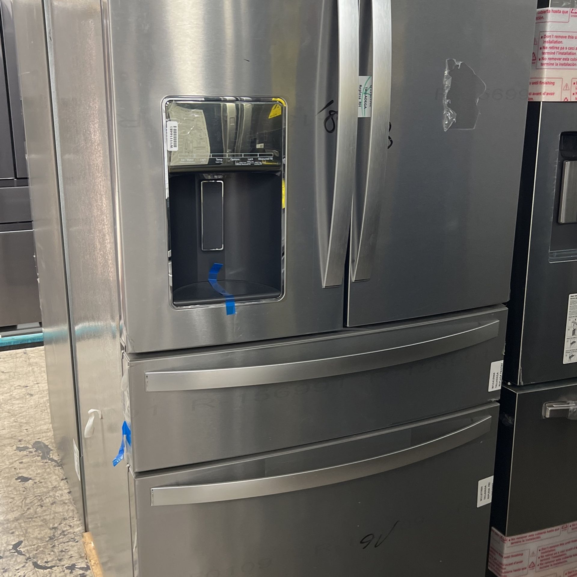 WHIRLPOOL FOUR DOOR REFRIGERATOR STAINLESS for Sale in Hawthorne, CA