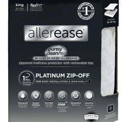 Allerease PLATINUM ZIP-OFF MATRESS COVER (KING SIZE)