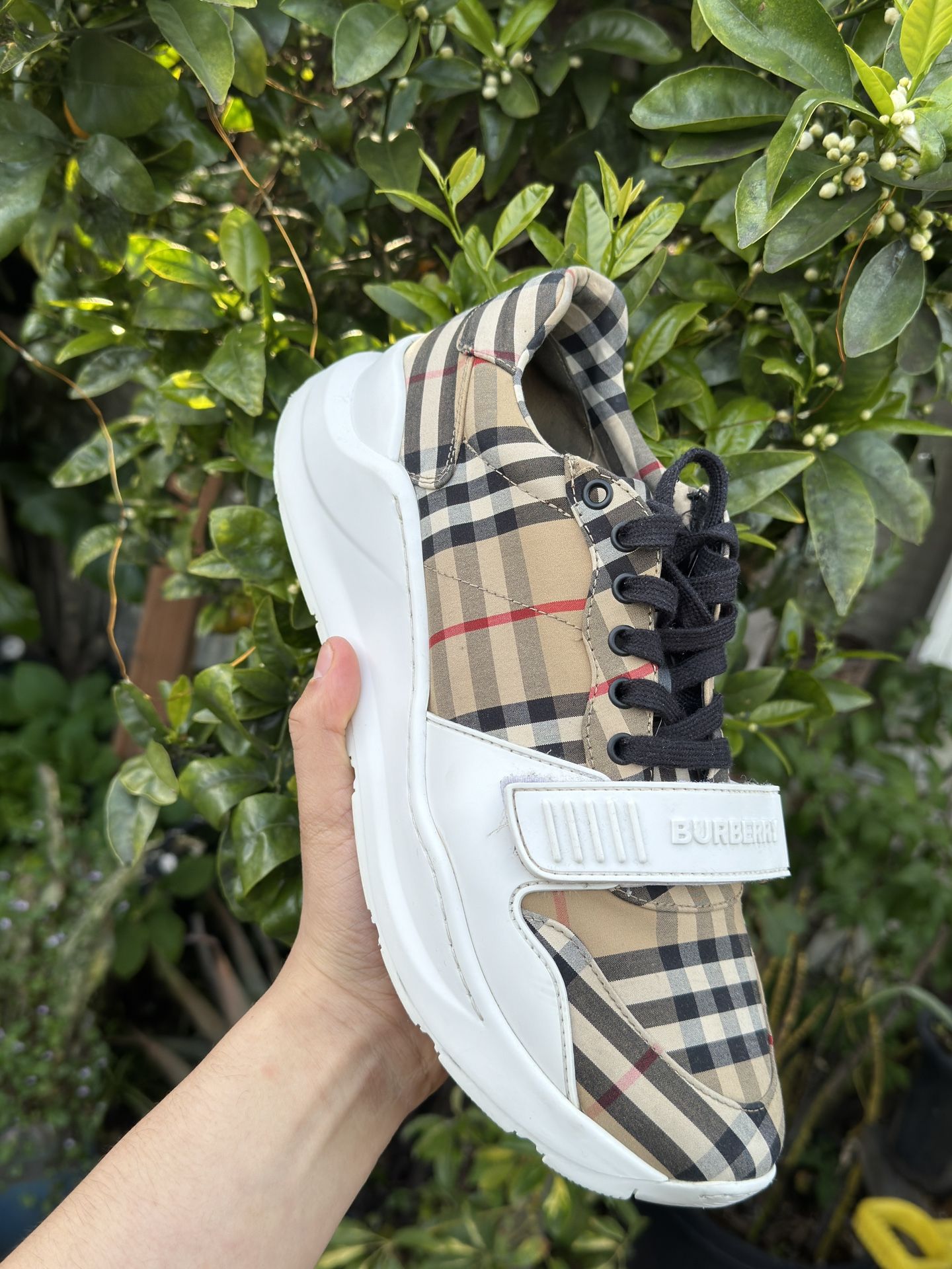 Burberry Check Trainer 