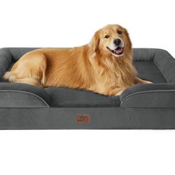 Orthopedic Dog Bed for Extra Large Dogs - XL Plus Waterproof Dog Sofa Beds, Supportive Foam Pet Couch Bed with Removable Washable Cover, Waterproof Li