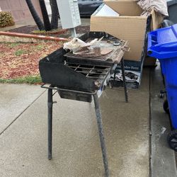 Free clothes And shoes, grill