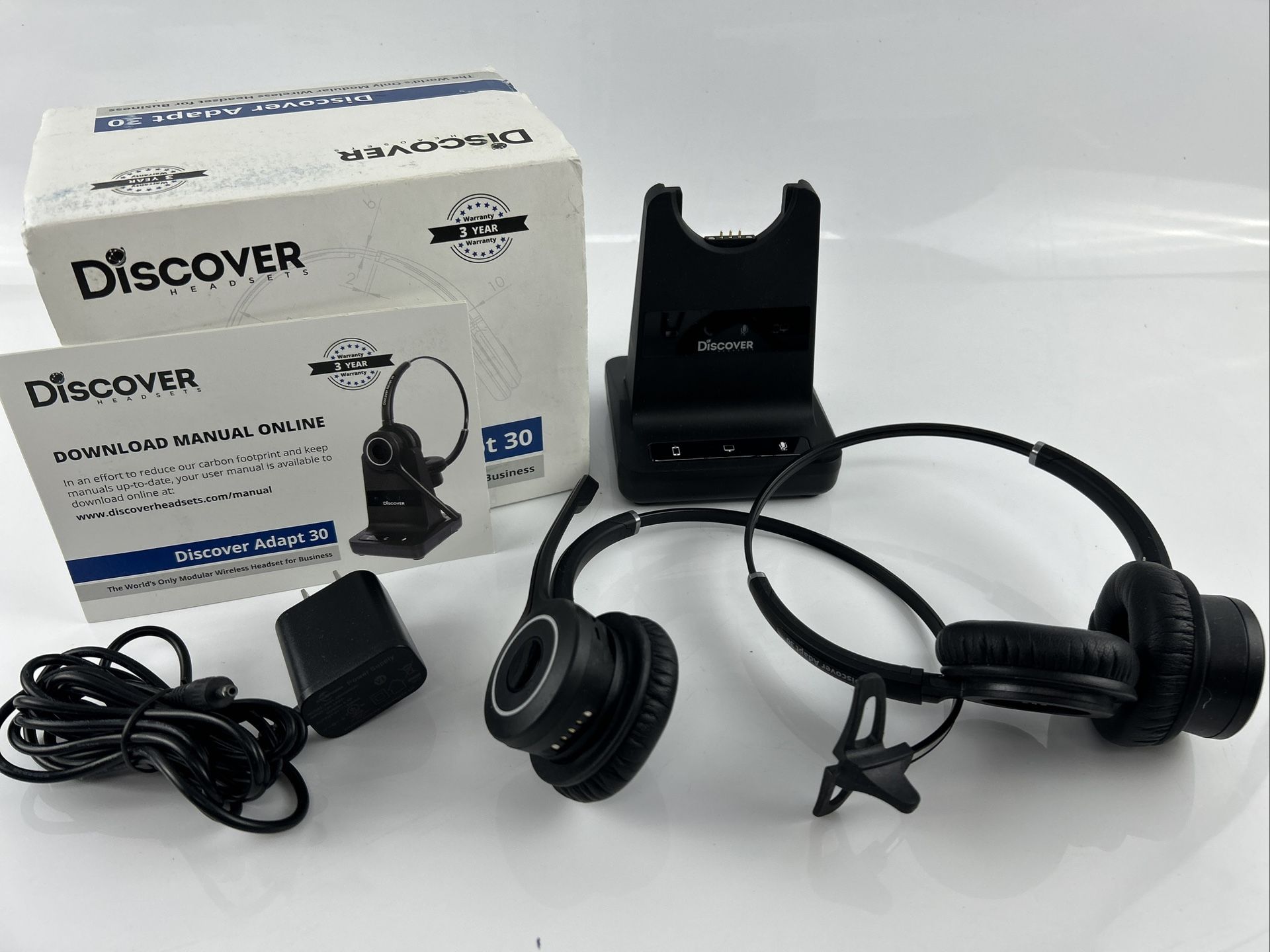 Discover Headsets Adapt 30 Modular Wireless Headset for Business