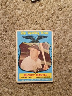 Mickey mantle card!!