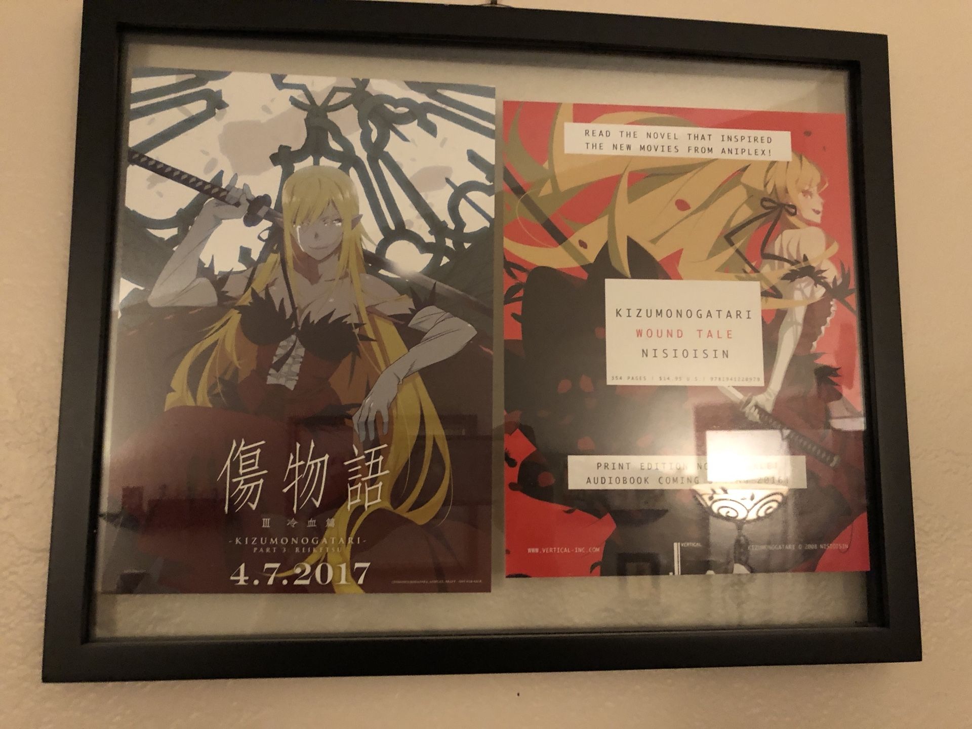 Kizumonogatari Movie Posters 4ct.