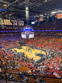 Miami Heat vs Orlando Magic section 319 row 1!