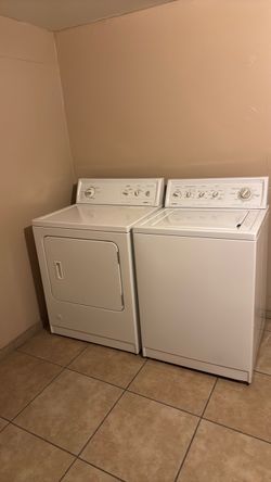 Washer and dryer kenmore