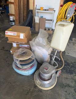 general floor buffer set