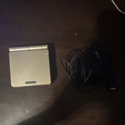 GBA SP (Gold) W/ Upgraded Battery
