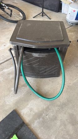 Suncast hose slide trak hideaway with 50 ft hose .