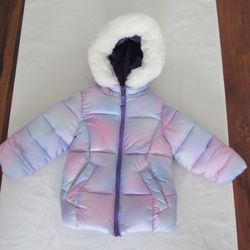 New Girls 2T Kids Purple/Pink Winter Snow Jacket, Snozu 