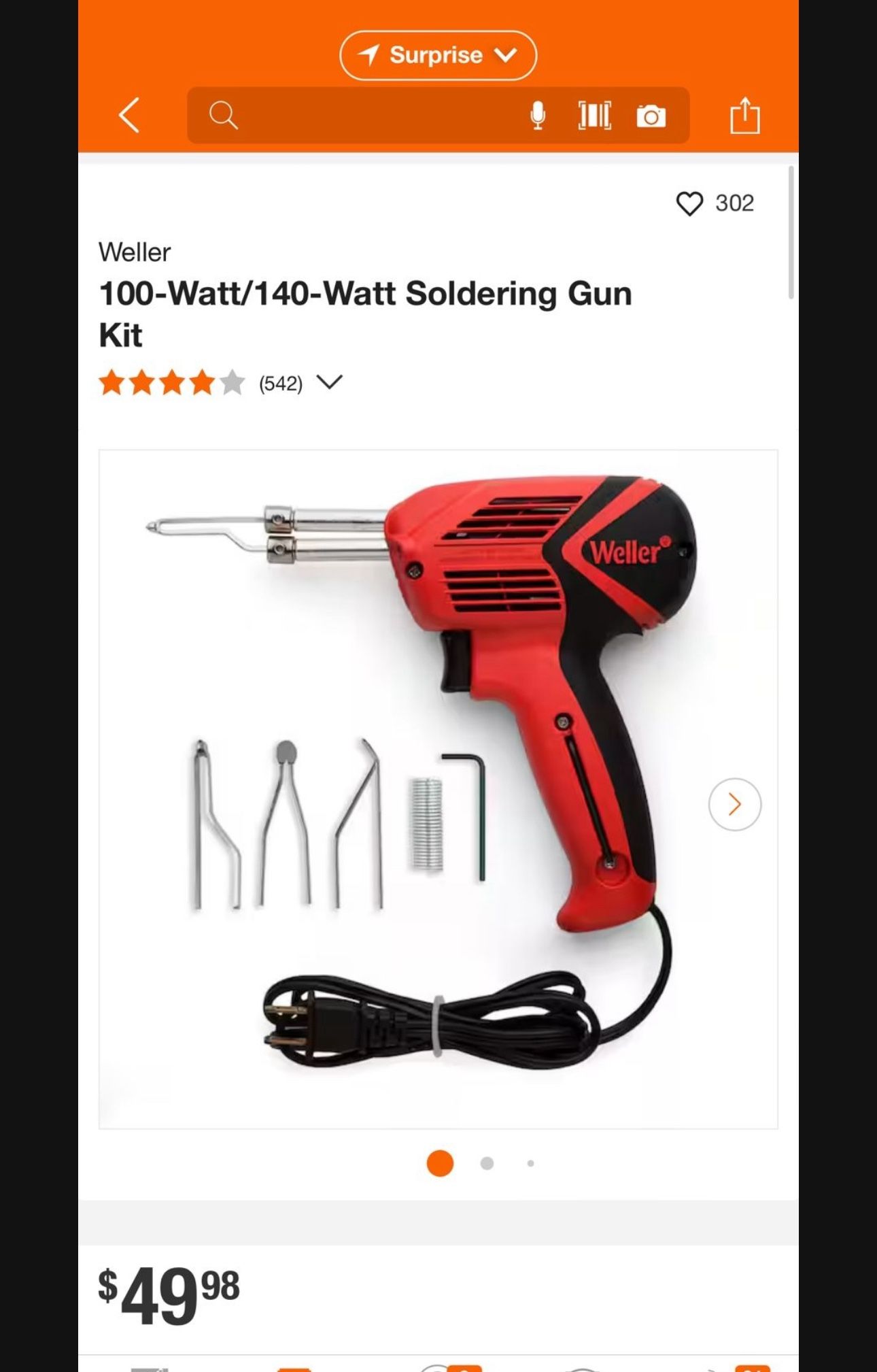 100-Watt/140-Watt Soldering Gun Kit