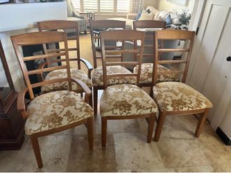 Set of 6 basset chairs
