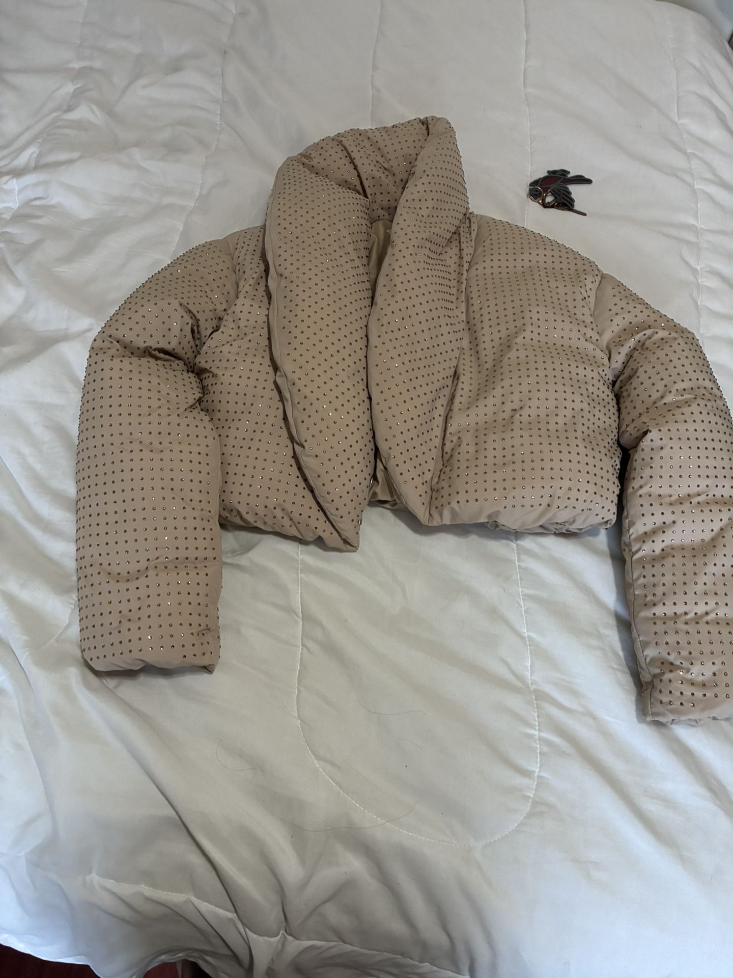 Rhinestone Pufferjacket