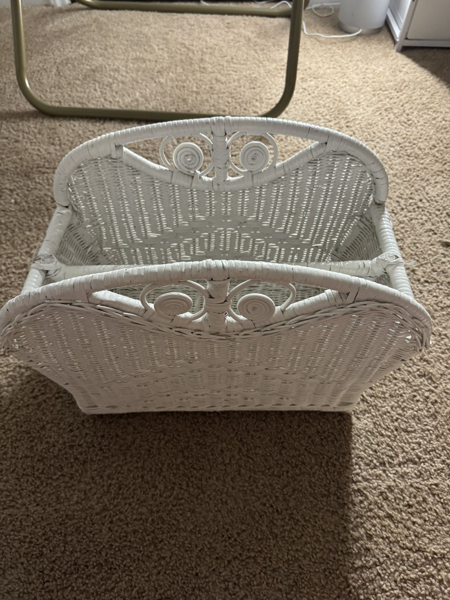 Wicker Book Basket