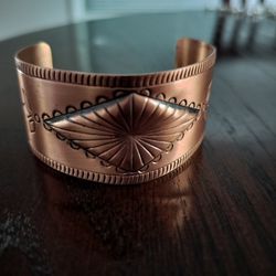 1950s Bell Trading post Copper Bangle