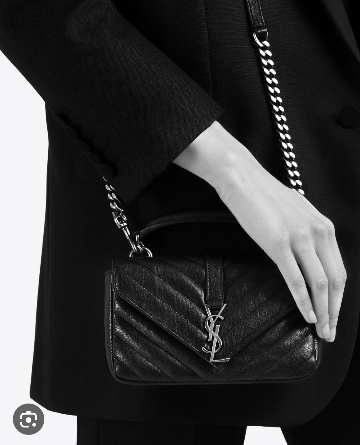 YSL College Bag Small Black