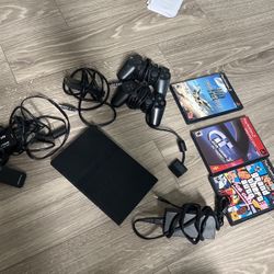 Ps2 Slim w/Games 