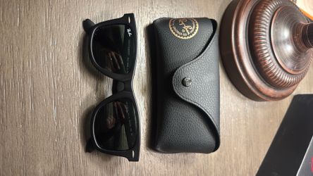 Ray-Ban 2140s – Green Tint, Matte Black, Mint in Box