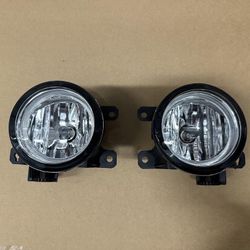 19-20 Honda Civic Chrome Clear FogLight Assembly Set W/ Wiring + Switch. Luces De Neblina