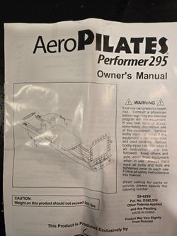 Exercise Pilates / AeroPilates 