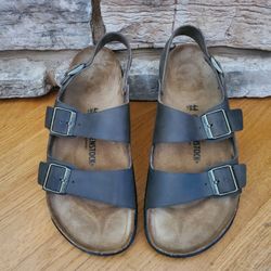 Birkenstock Milano Crosstown Sandals Faded Khaki 46 US Size 13 New