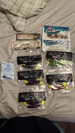 Fishing lures, gulp bait bundle or separate