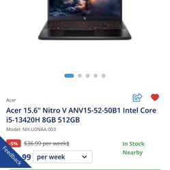Acer 4060 Gaming laptop 