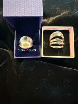 925 STERLING SILVER NAMBE RINGS$75 each